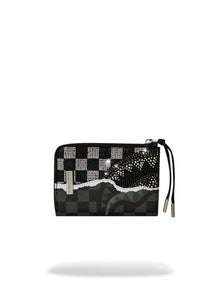 SPRAYGROUND SILVER DIAMOND TEAR WALLET