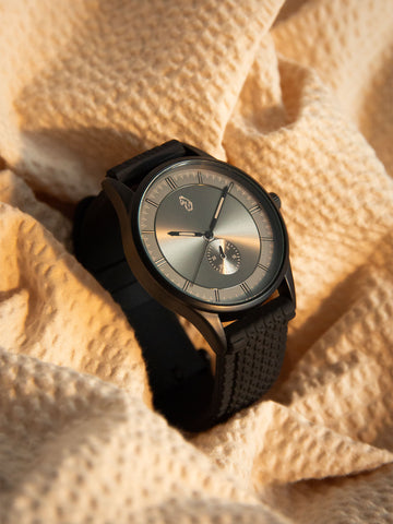 Men's black watch.