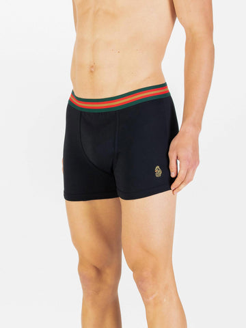 Men's black underwear.