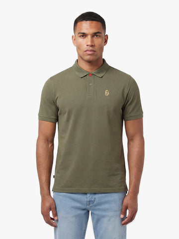 New Mead Cotton Pique Polo Shirt - Green