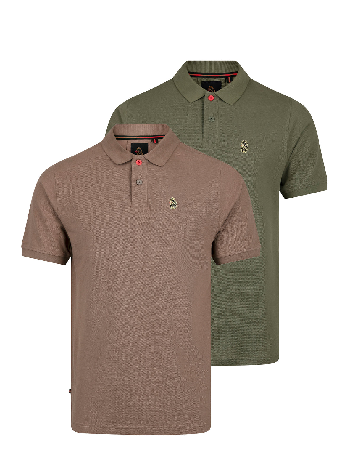 New Mead Cotton Piqué Polo Shirt 2 Pack