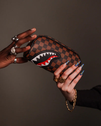 SPRAYGROUND SAWTOOTH SHARKS IN PARIS POUCH