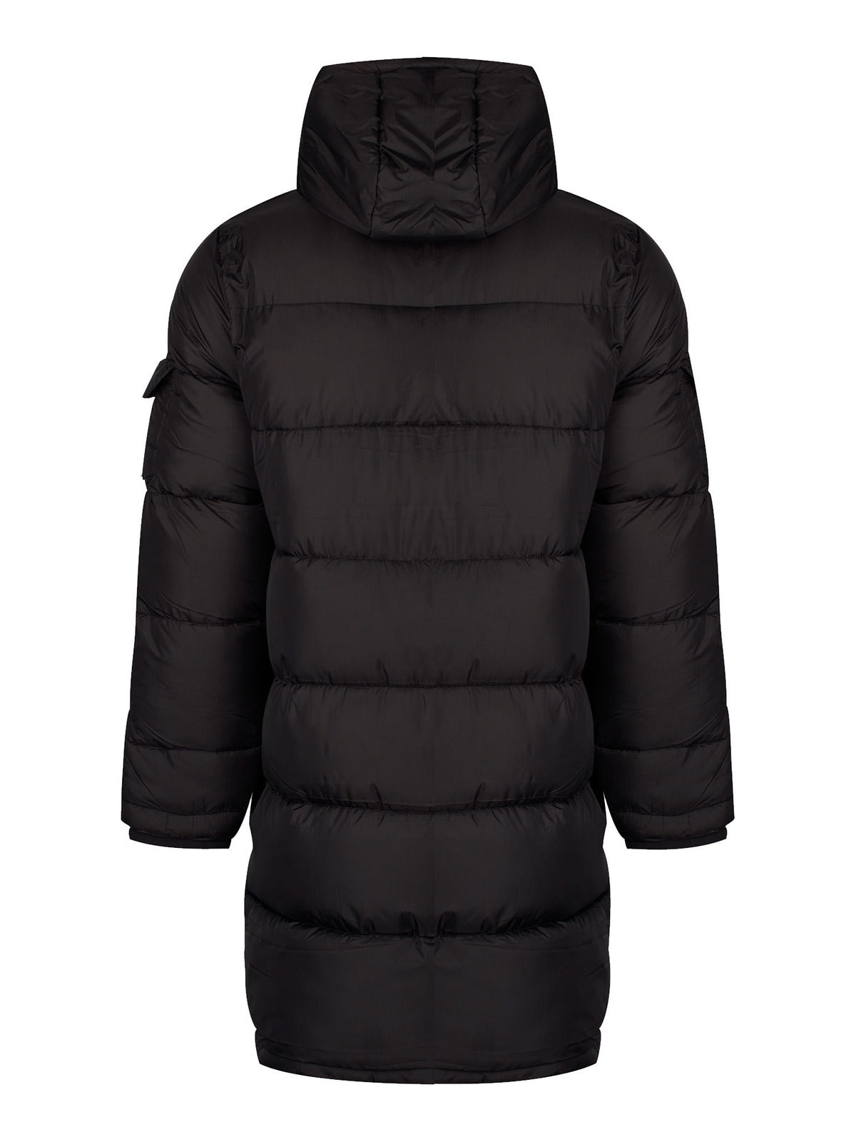Inuit Long Padded Coat - Black