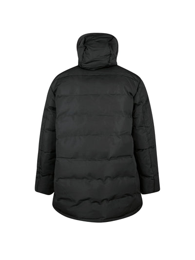 STIRLING PADDED LONGLINE JACKET - Black