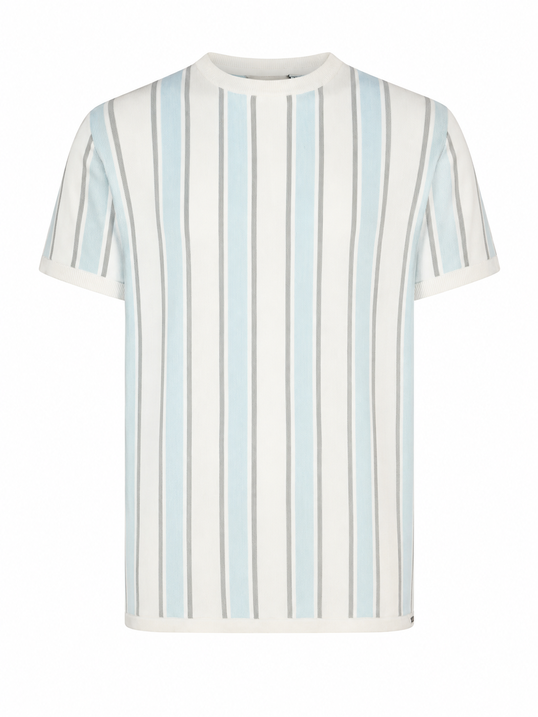 RACE T-SHIRT - Cream Blue