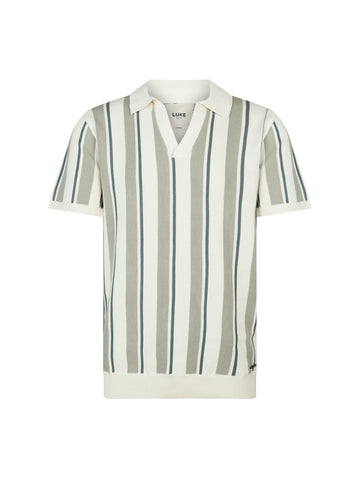 STARR POLO SHIRT - Cream Green
