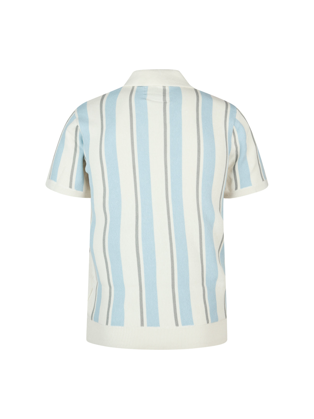 STARR POLO SHIRT - Cream Blue
