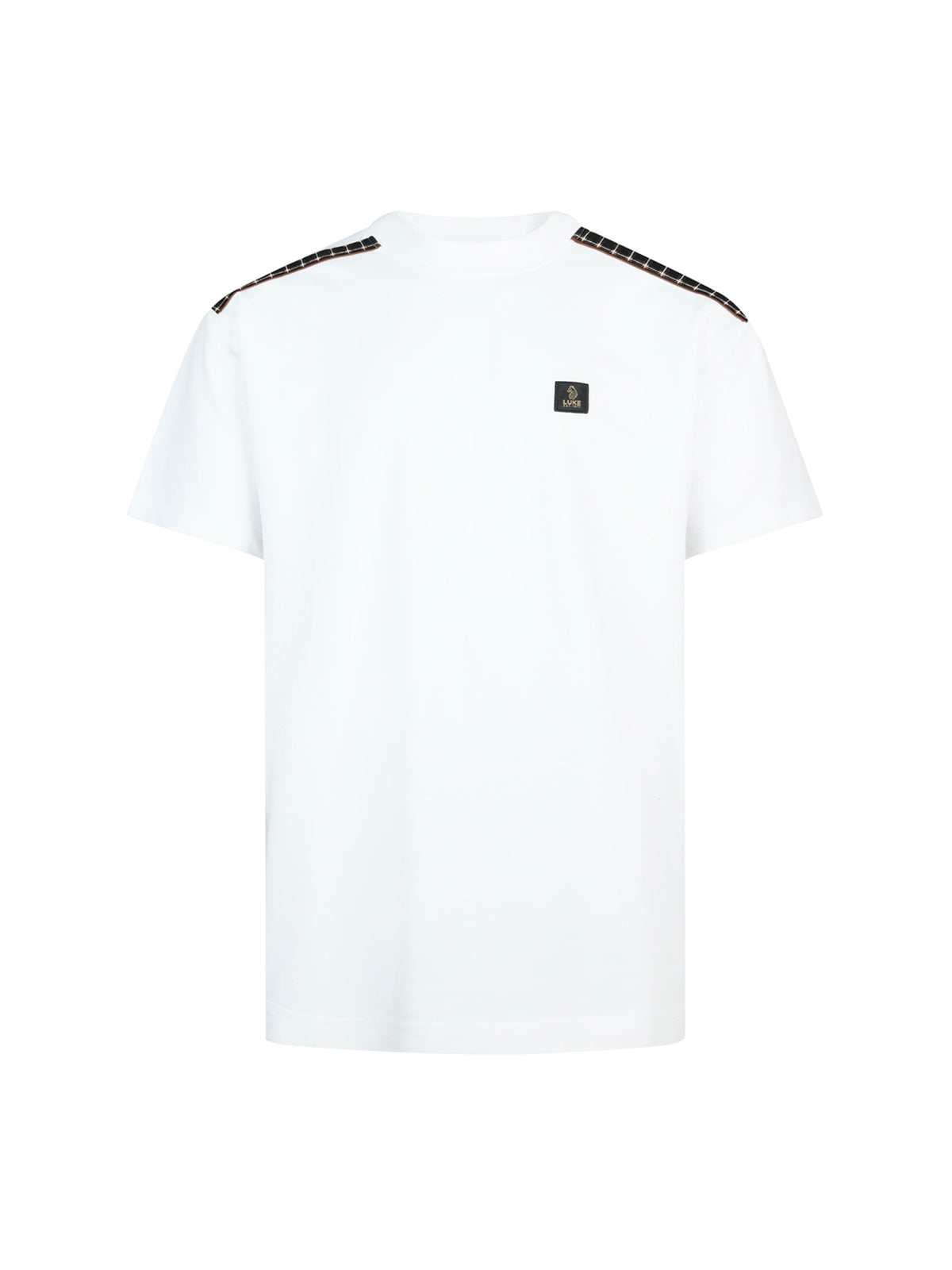 Glen Relaxed Fit T-Shirt - White