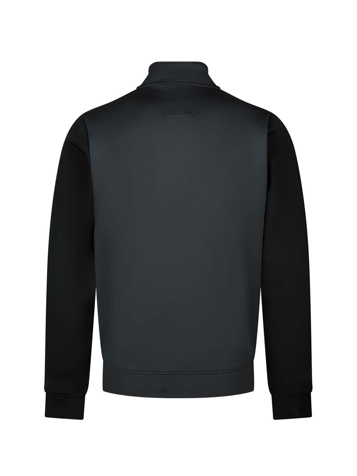 Beetham Panelled Zip Through Sweatshirt - Black