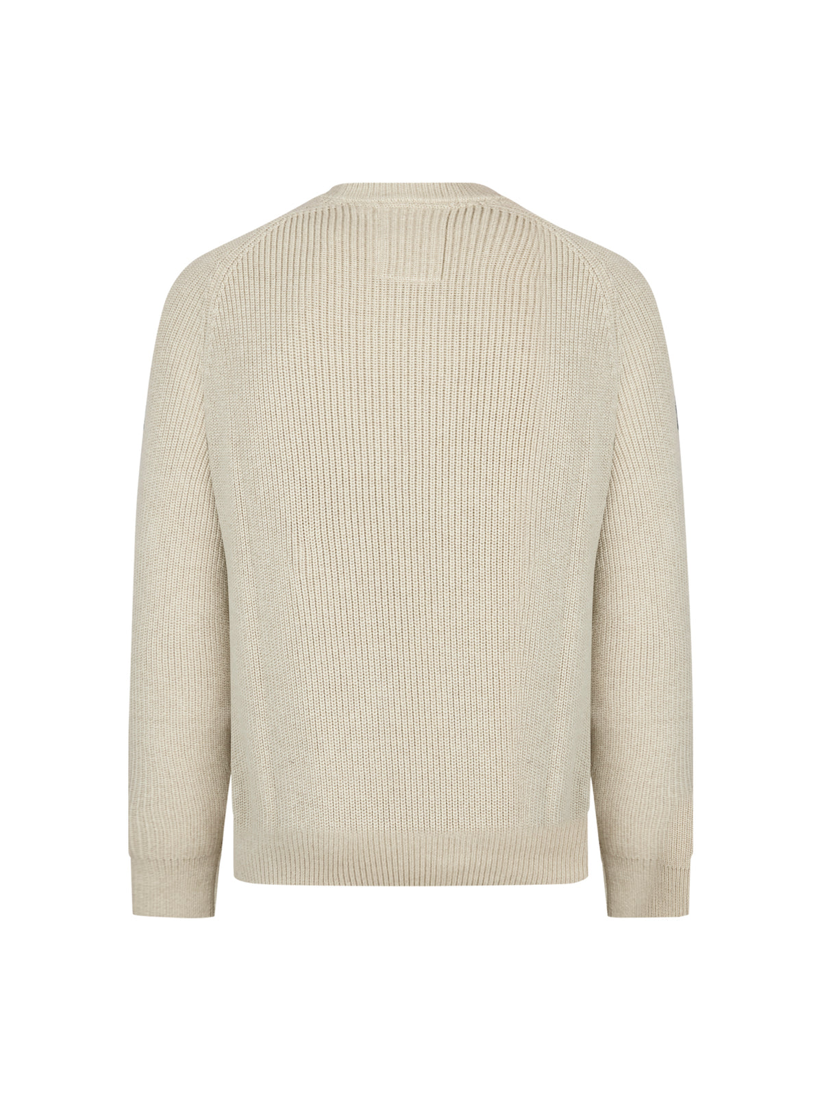 Cromer Plated Knitted Jumper - Stone Marle
