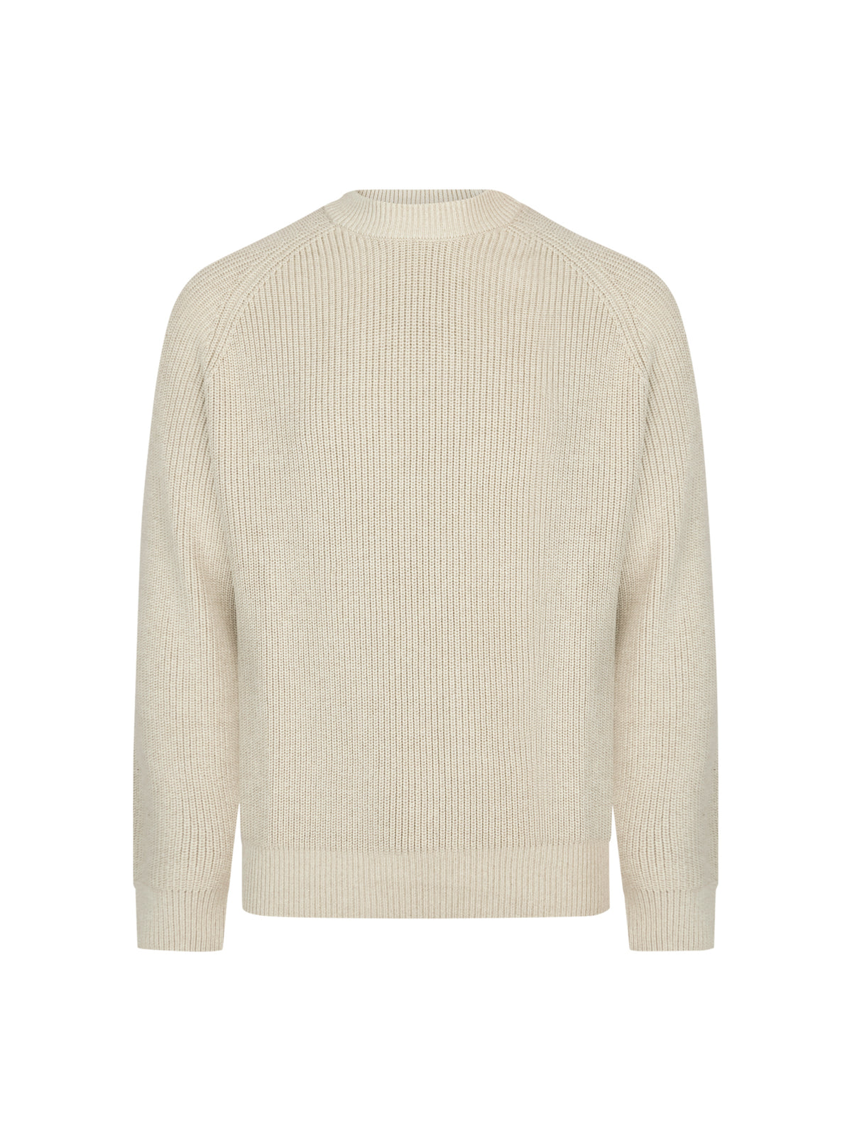 Cromer Plated Knitted Jumper - Stone Marle