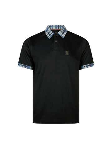 Yard Polo Shirt - Black Blue