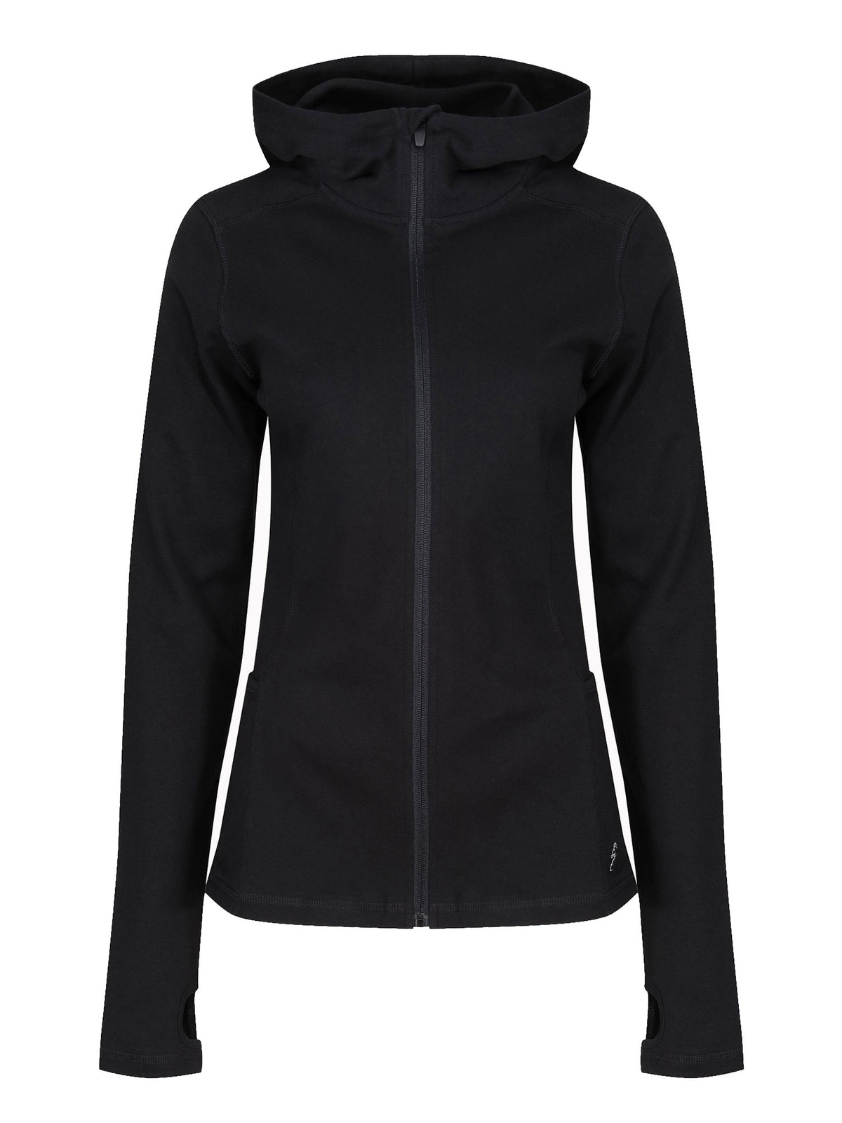 WOMENS BARBELL WORKOUT ZIP HOODIE