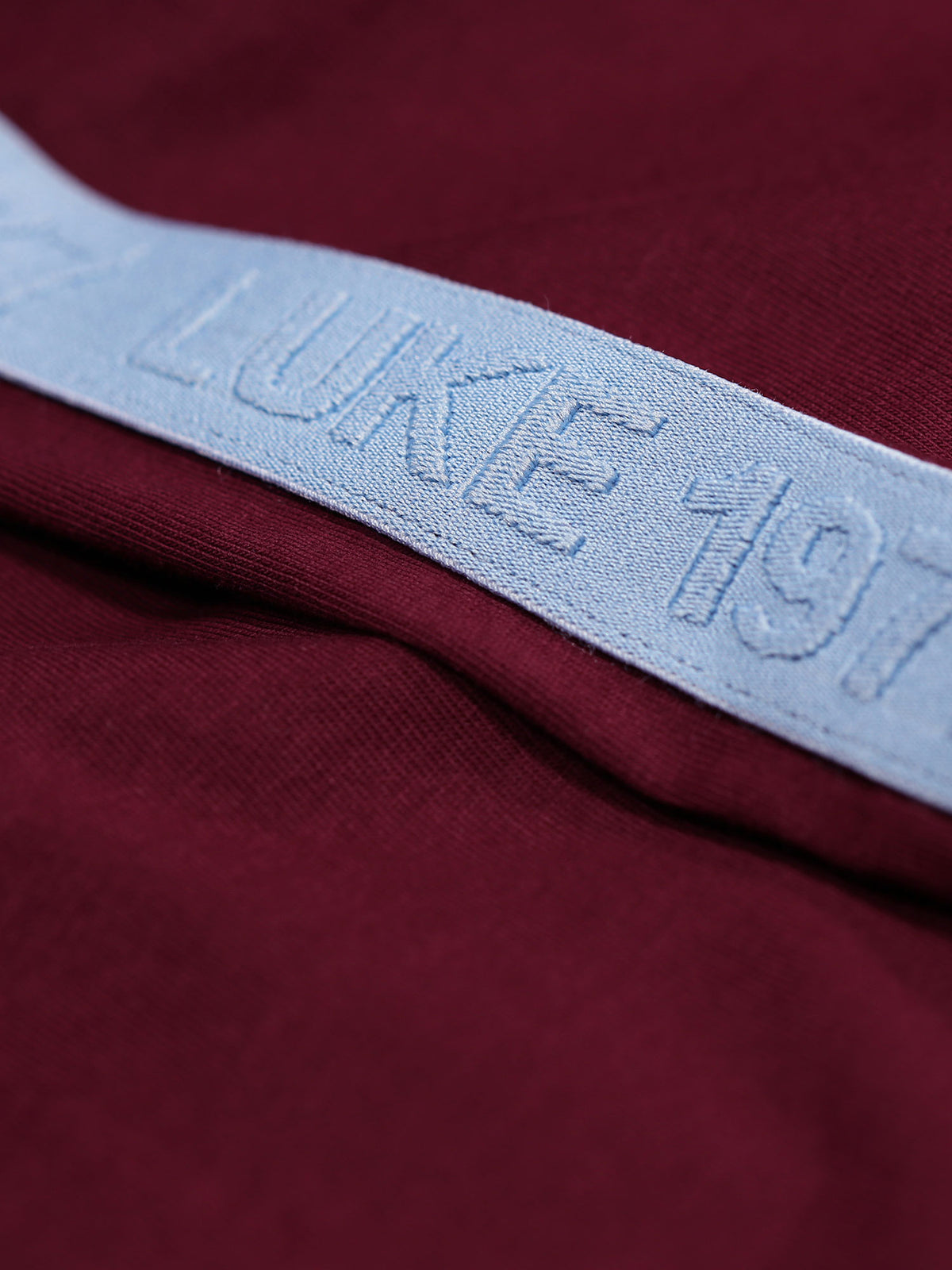 Calvia Pure Cotton Chevron T-Shirt - Claret