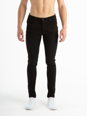 VAC SLIM FIT BLACK RINSE WASH JEANS