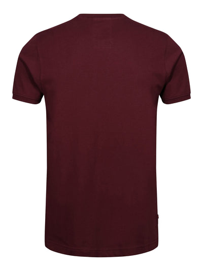 MILL TEE - Shiraz/Black B